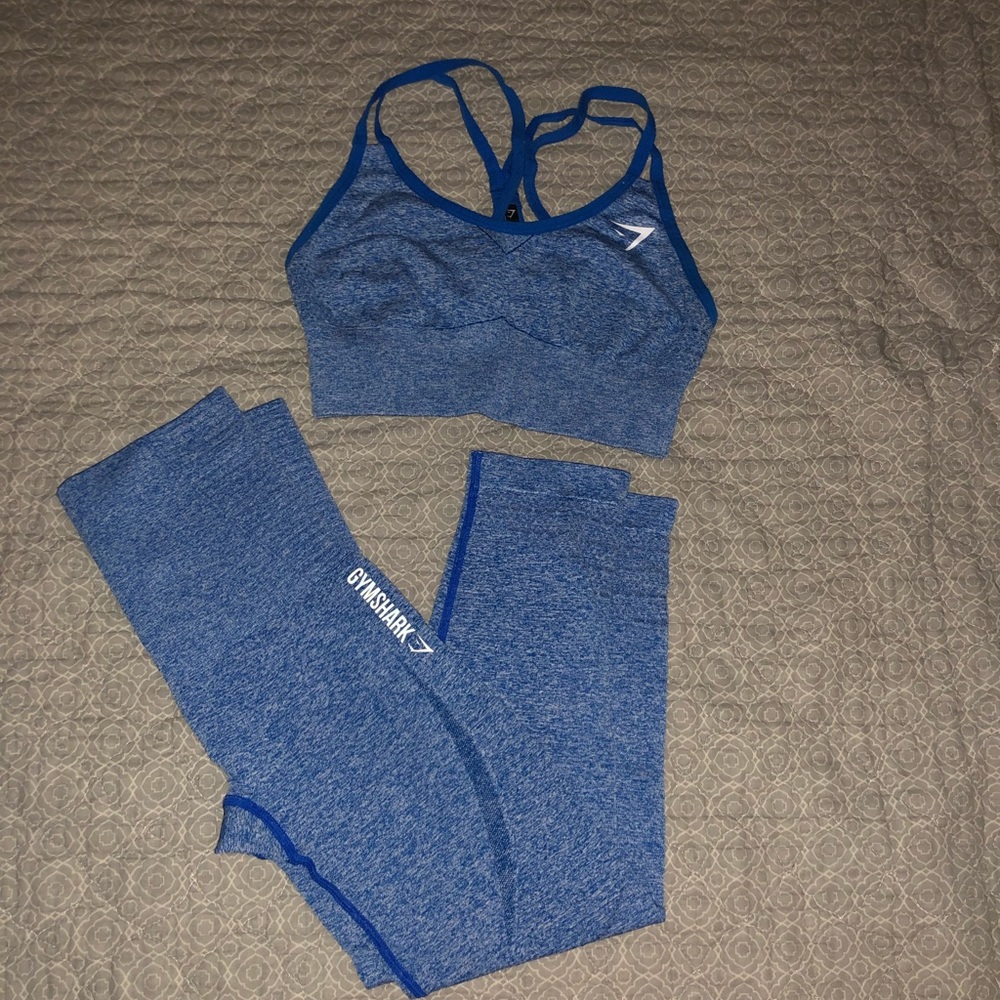 Gymshark OG seamless set in blue!